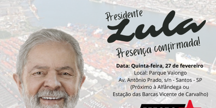 Lançamento do Edital do Túnel Santos-Guarujá terá a presença do Presidente Lula